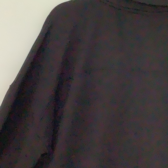 NWOT - Athleta Cozy Karma 1/4 Zip Pullover - black - size XLT - Picture 8 of 15